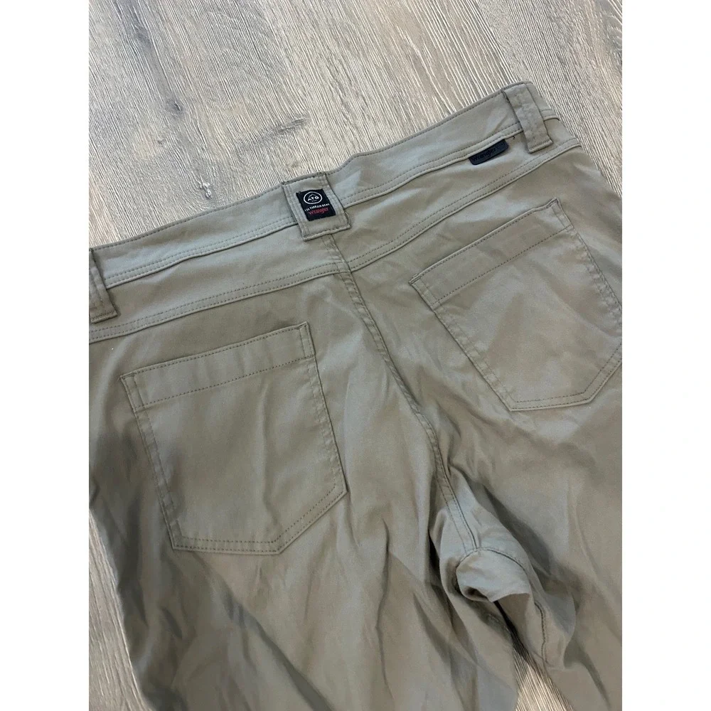 Wrangler‎ ATG All Terrain Gear Mens 36x30 Hiking Pants Olive Green Stretch